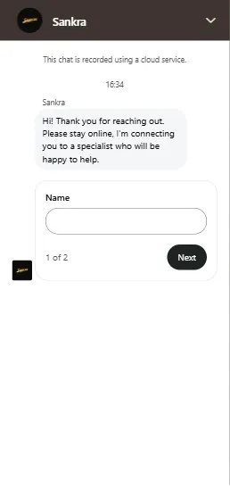 Sankra Casino support